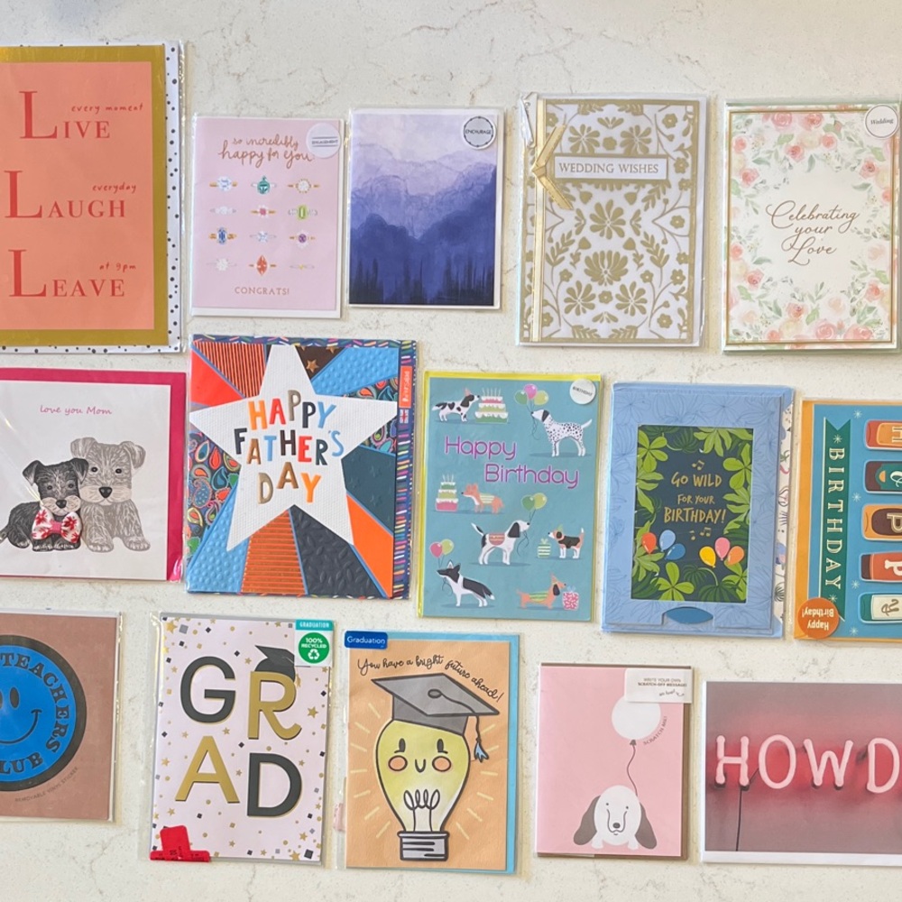 Colorful Greeting Cards Collection
